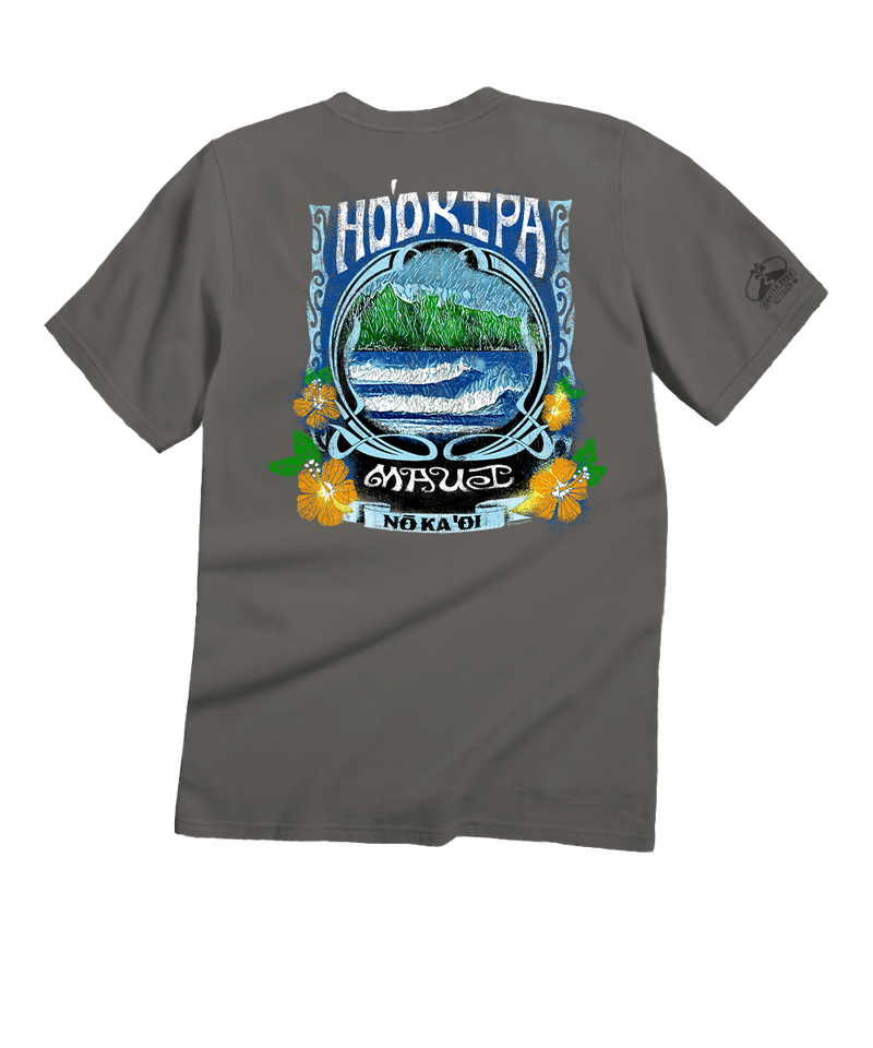 Woodcut Hookipa - Crater Dyed® Short Sleeve Crewneck T-Shirt