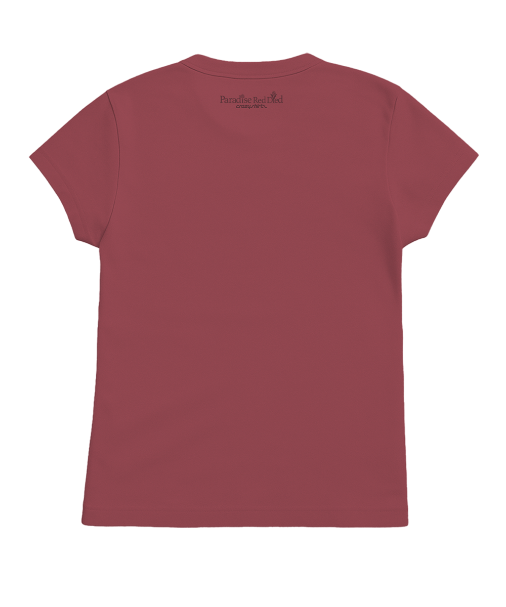 Lanikai Heights - Paradise Red Dyed Short Sleeve Crewneck T-Shirt