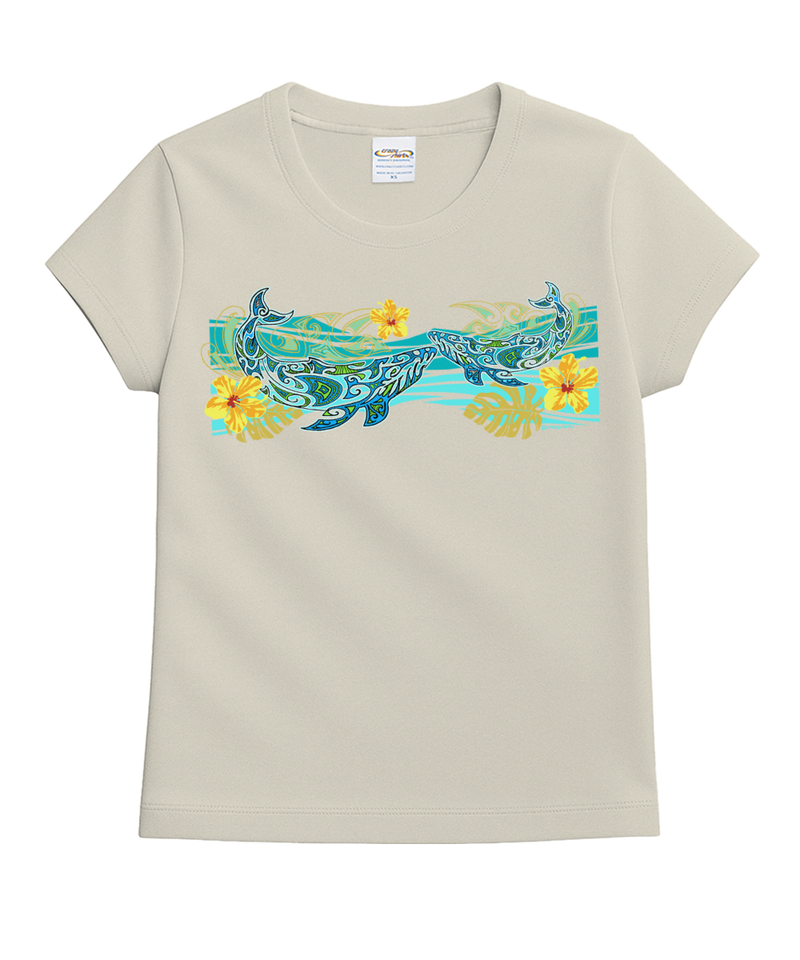 Tribal Kohola Band - Coconut Dyed Short Sleeve Crewneck T-Shirt