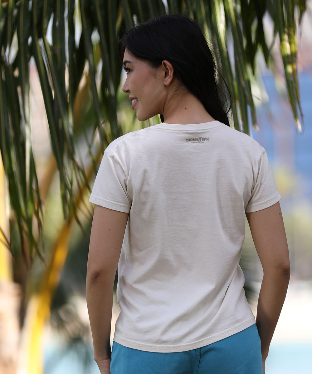 Banyan Tree - Coconut Dyed Short Sleeve Crewneck T-Shirt