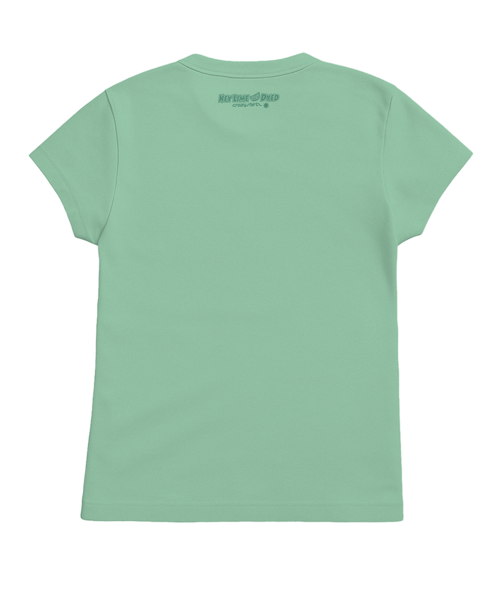 Mod Flamingo - Key Lime Dyed Short Sleeve Crewneck T-Shirt