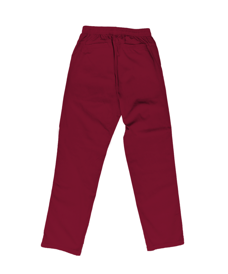 Beet Red Twill Pants