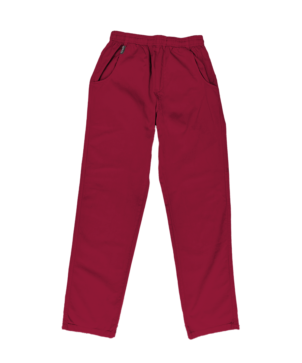 Beet Red Twill Pants