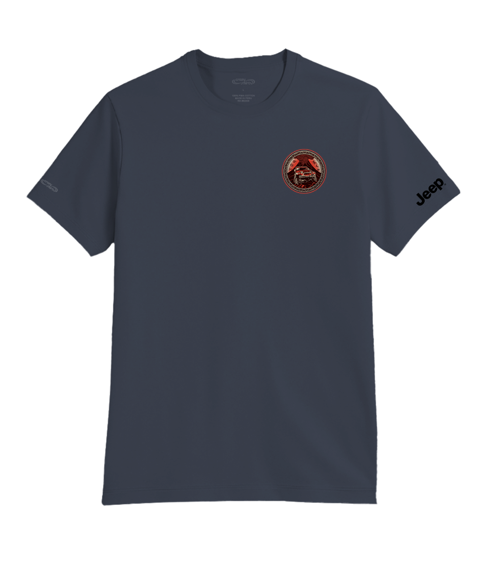 Jeep Volcano - Smoke Short Sleeve Pima T-Shirt