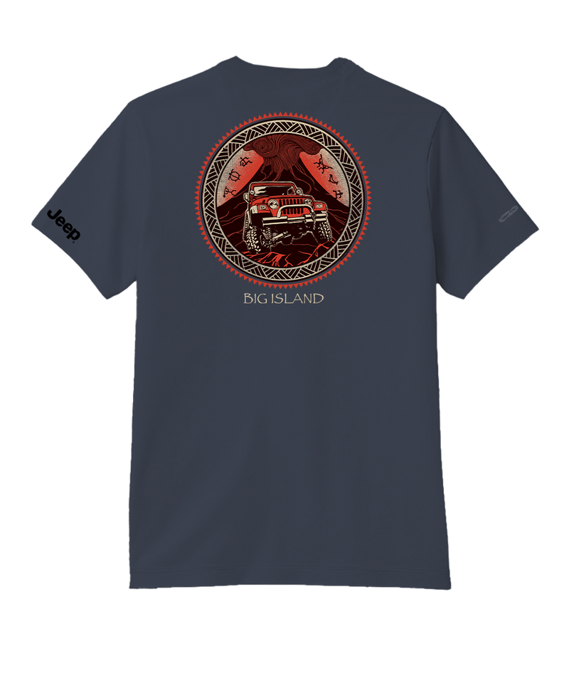 Jeep Volcano - Smoke Short Sleeve Pima T-Shirt