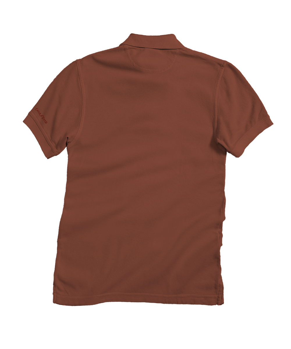 Tribal Elements - Chile Dyed Short Sleeve Oceanfront Polo Shirt