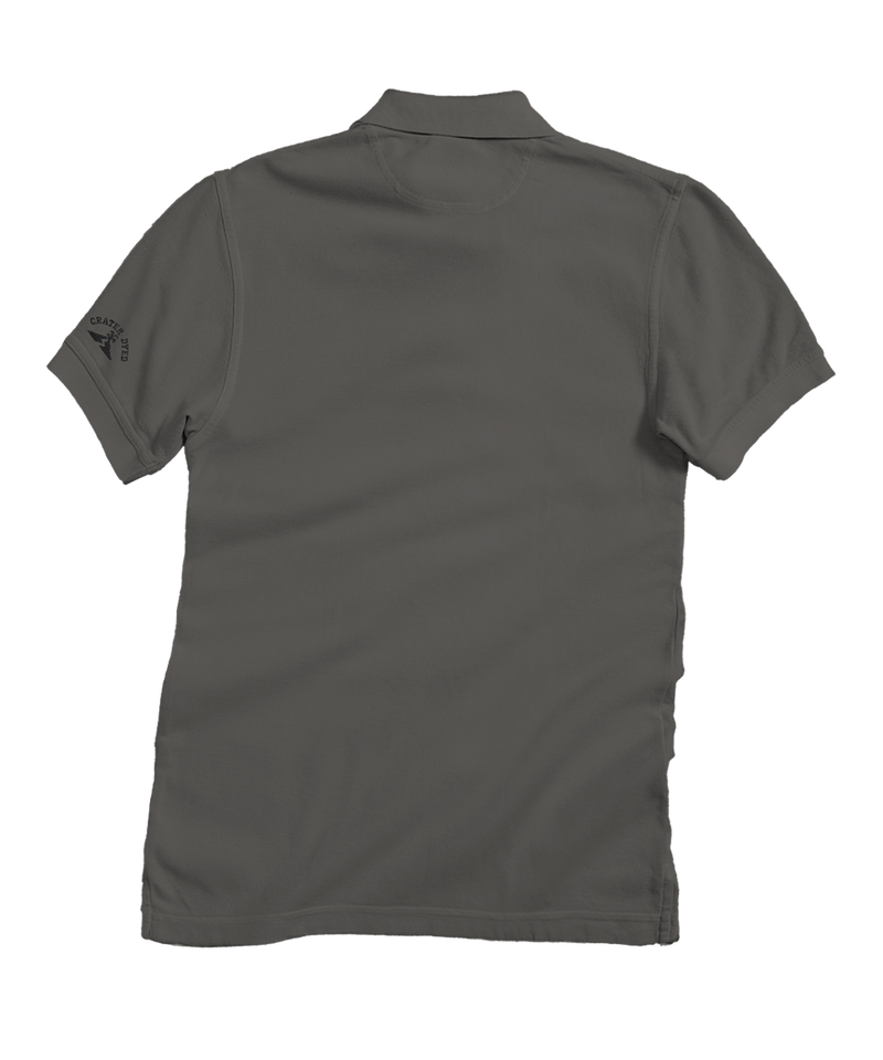 Sketchy Palm - Crater Dyed® Short Sleeve Oceanfront Polo Shirt