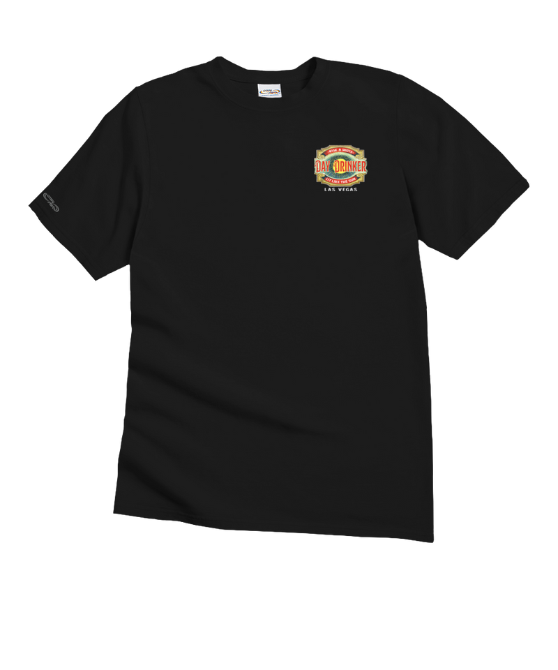Day Drinker - Black Short Sleeve Crewneck T-Shirt