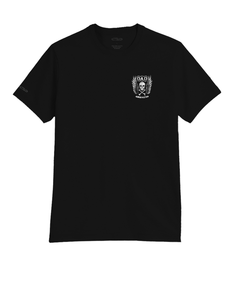 Dad To The Bone - Jet Black Short Sleeve Pima T-Shirt