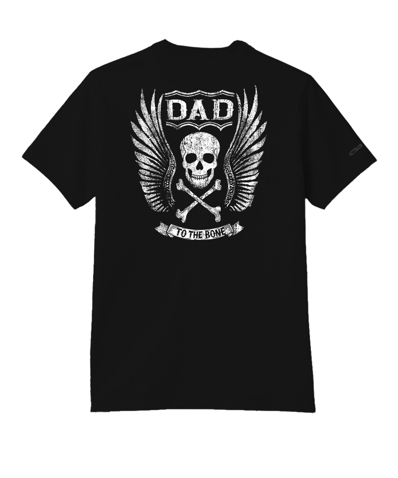 Dad To The Bone - Jet Black Short Sleeve Pima T-Shirt