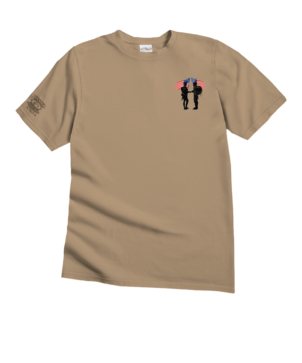 Legacy Of Freedom - Kona Coffee Dyed Short Sleeve Crewneck T-Shirt