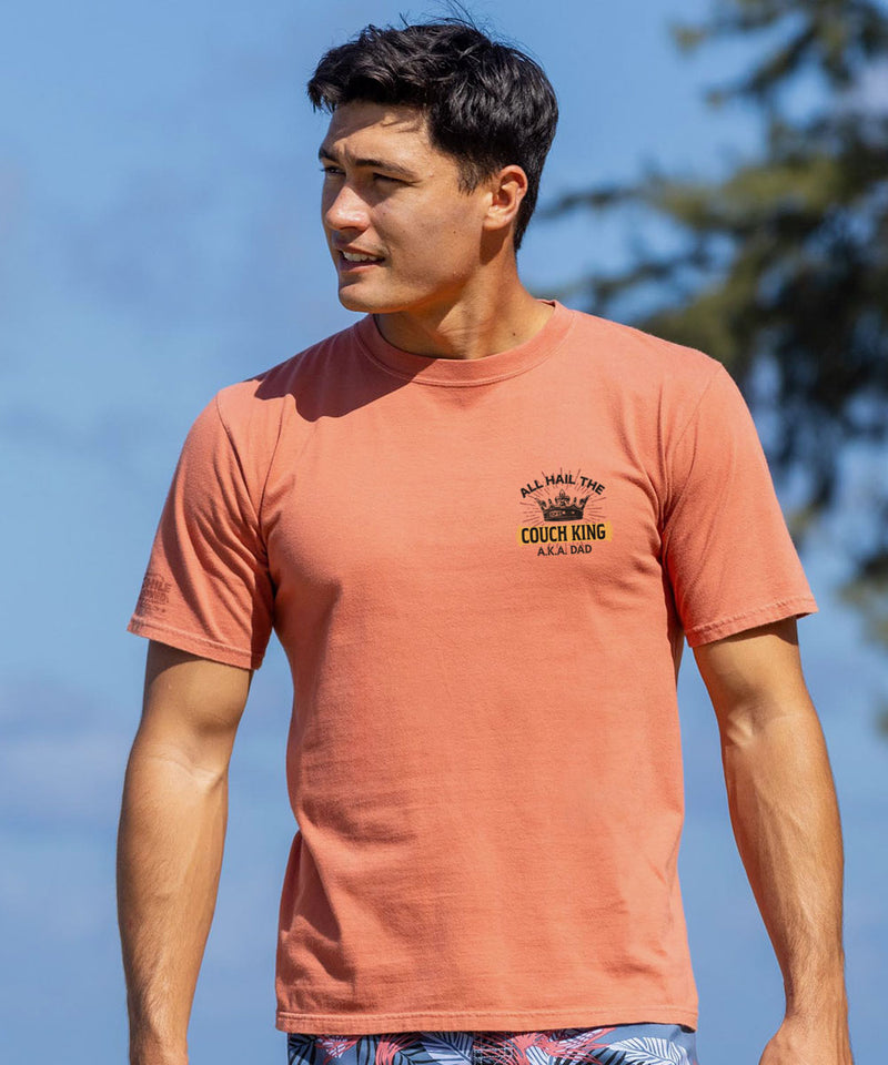 Couch King - Chile Dyed Short Sleeve Crewneck T-Shirt