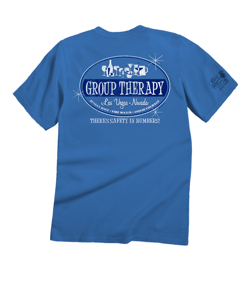 Group Therapy Vegas - Blue Hawaii Dyed Short Sleeve Crewneck T-Shirt