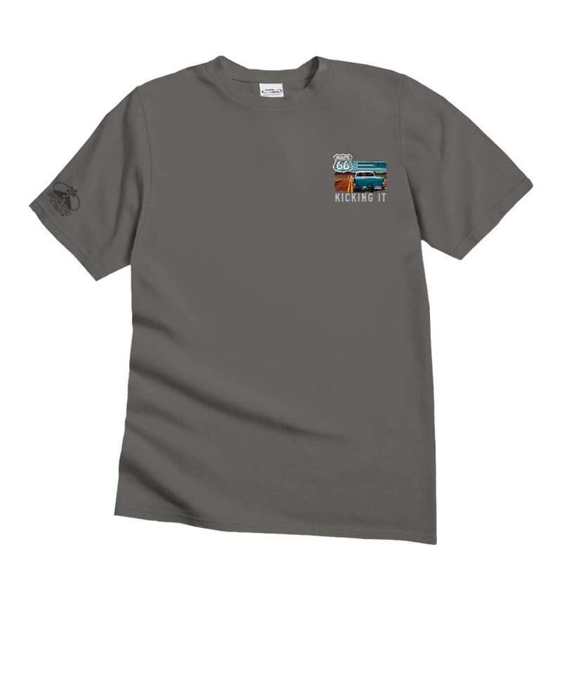 Kicking It 66 - Crater Dyed® Short Sleeve Crewneck T-Shirt