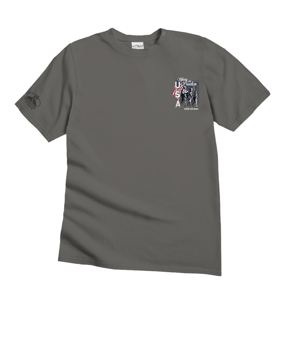 Our Troops - Crater Dyed® Short Sleeve Crewneck T-Shirt