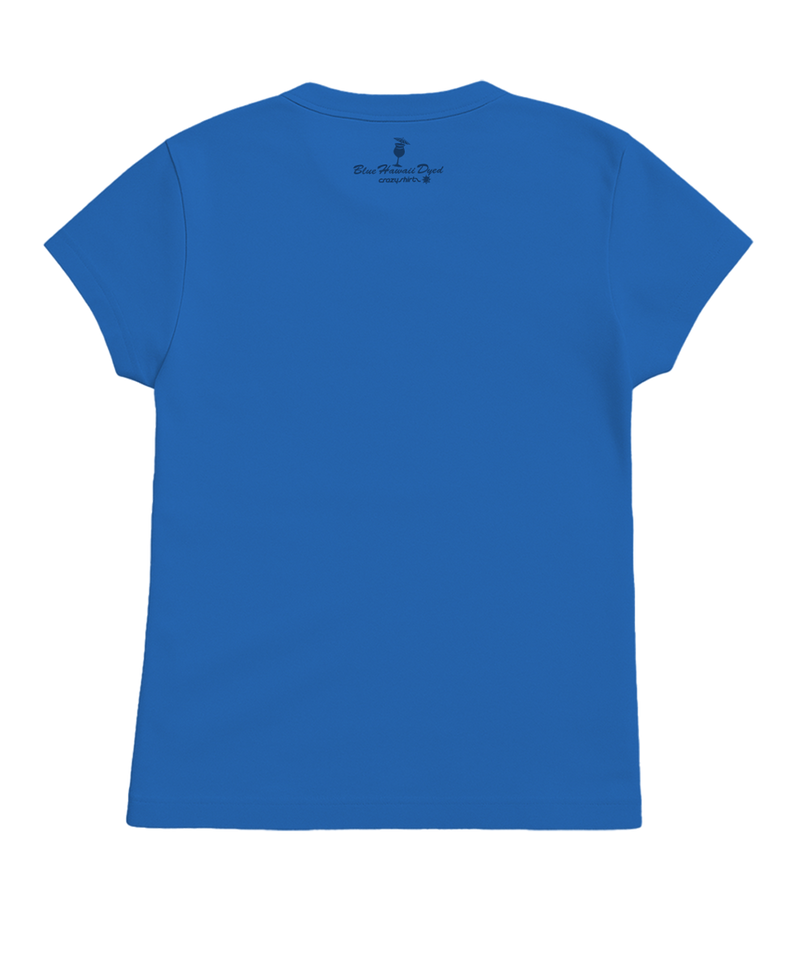 Shining Sea - Blue Hawaii Dyed Short Sleeve Crewneck T-Shirt