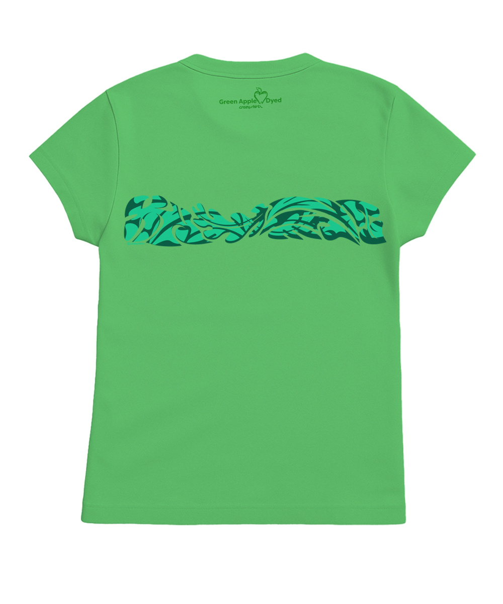Rhythmic Passages - Green Apple Dyed Short Sleeve Crewneck T-Shirt