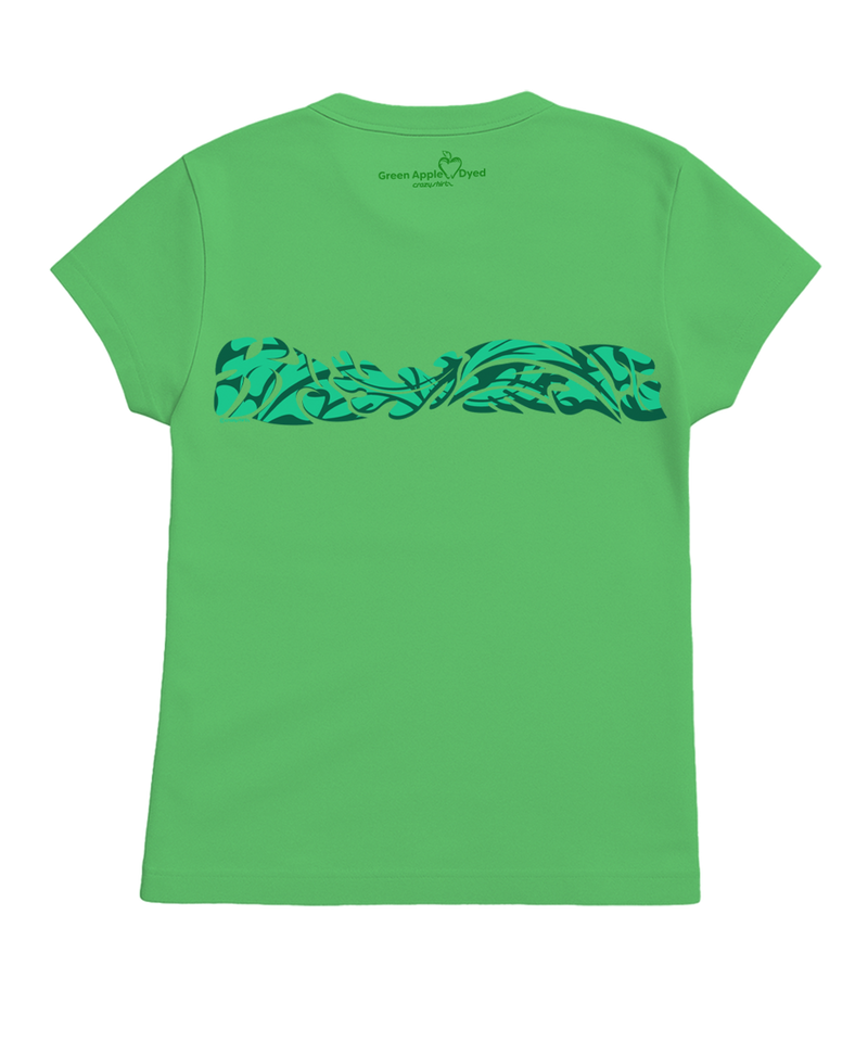 Rhythmic Passages - Green Apple Dyed Short Sleeve Crewneck T-Shirt