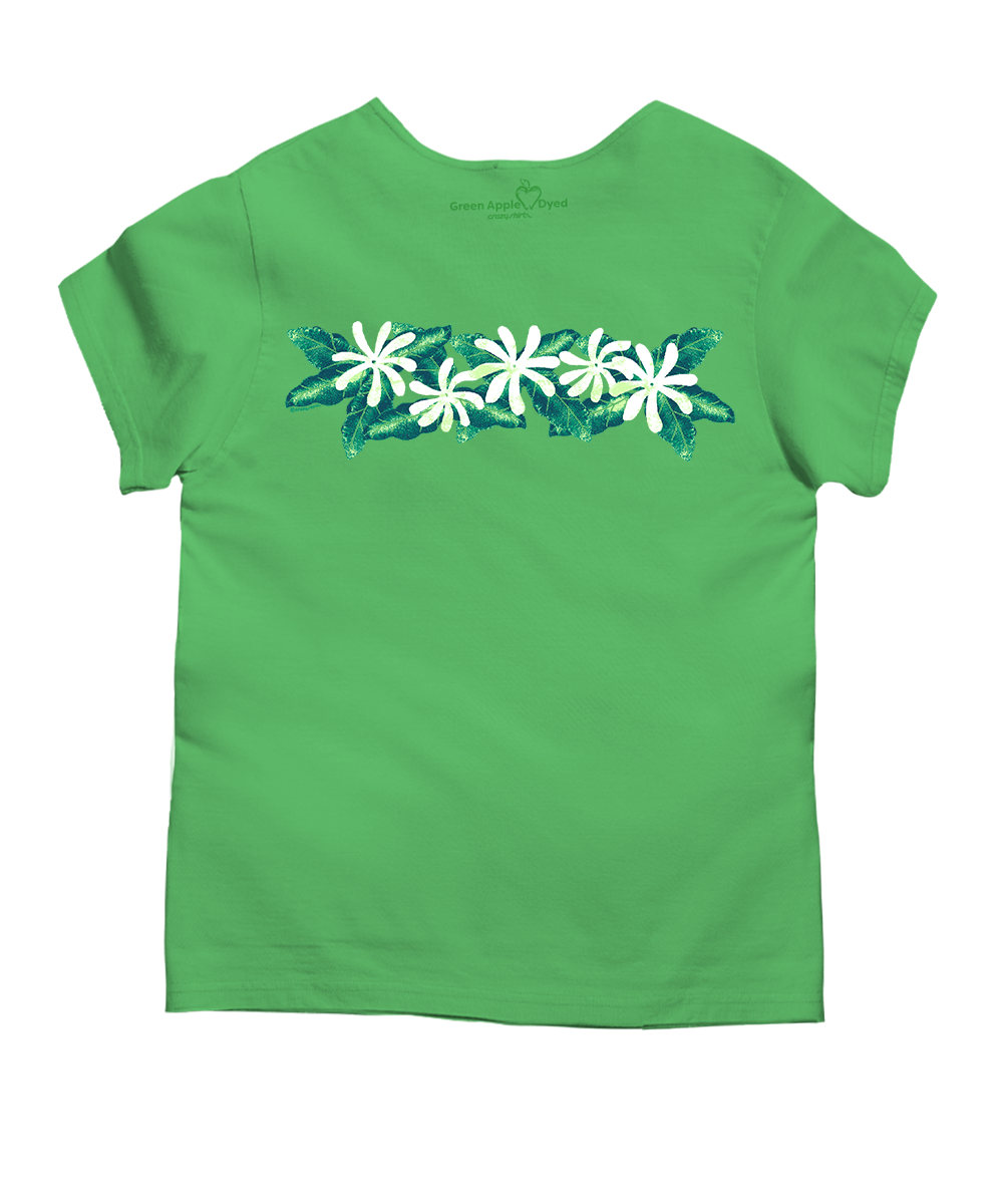 Tiare Band - Green Apple Dyed Short Sleeve Scoop Neck T-Shirt