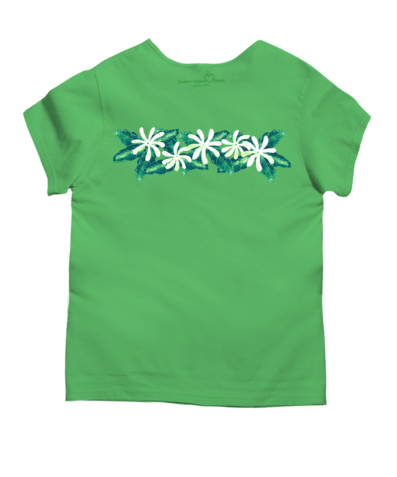 Tiare Band - Green Apple Dyed Short Sleeve Scoop Neck T-Shirt