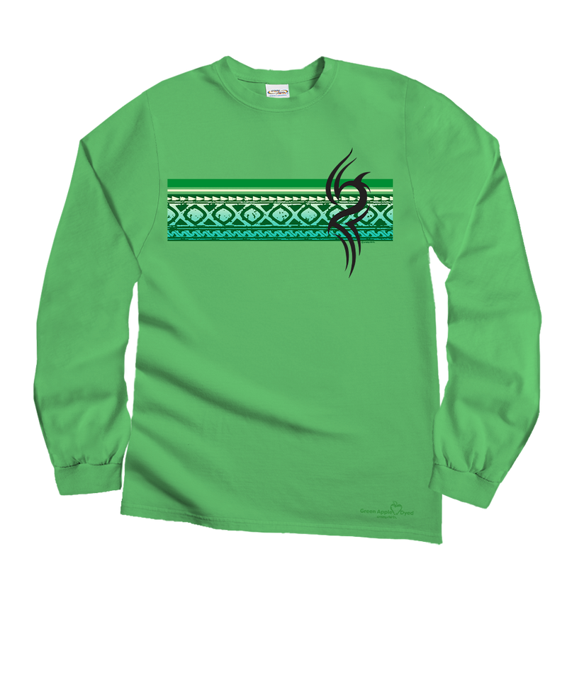 Veke Band - Green Apple Dyed Long Sleeve Crewneck T-Shirt