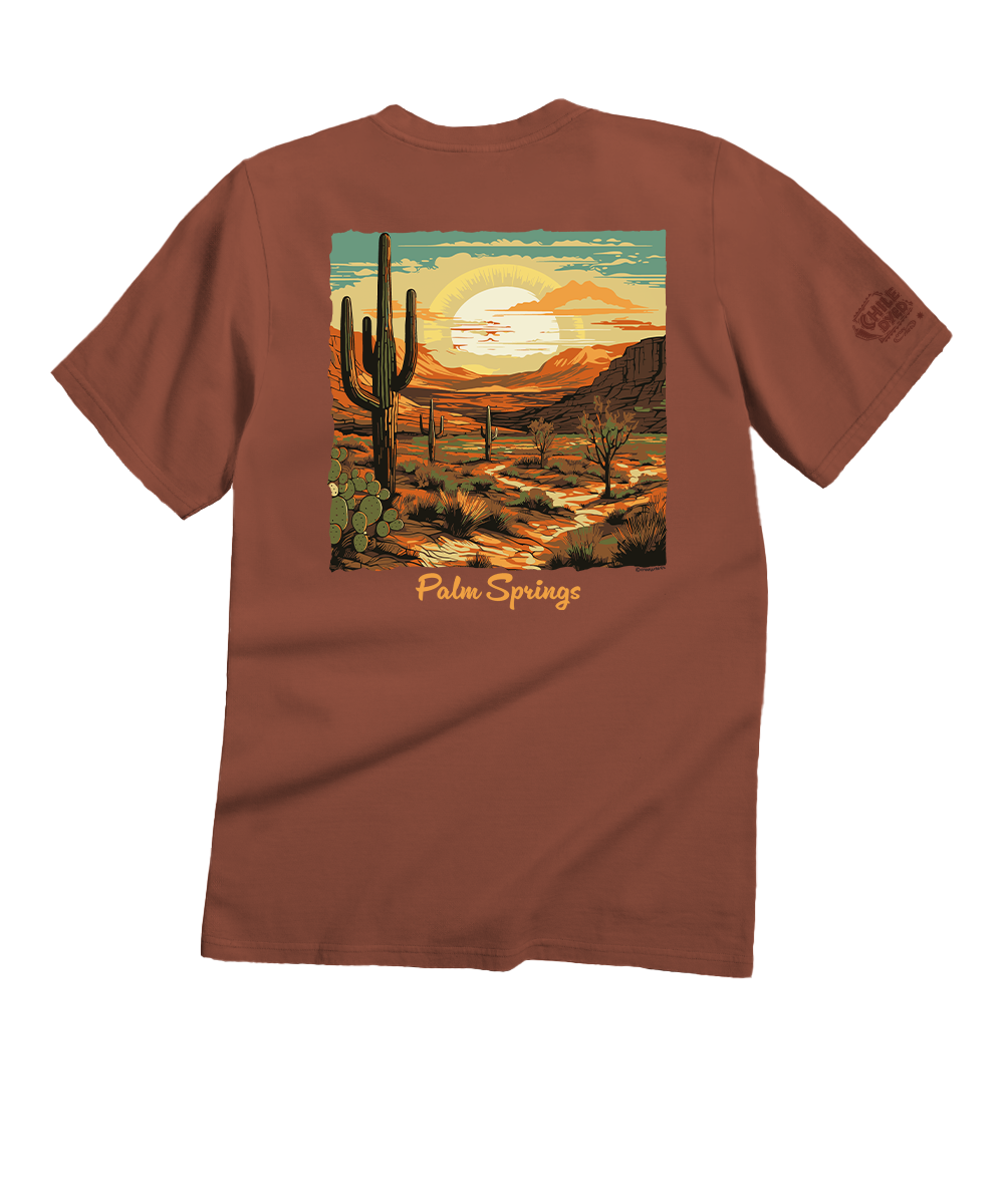 Desert Dream - Chile Dyed Short Sleeve Crewneck T-Shirt