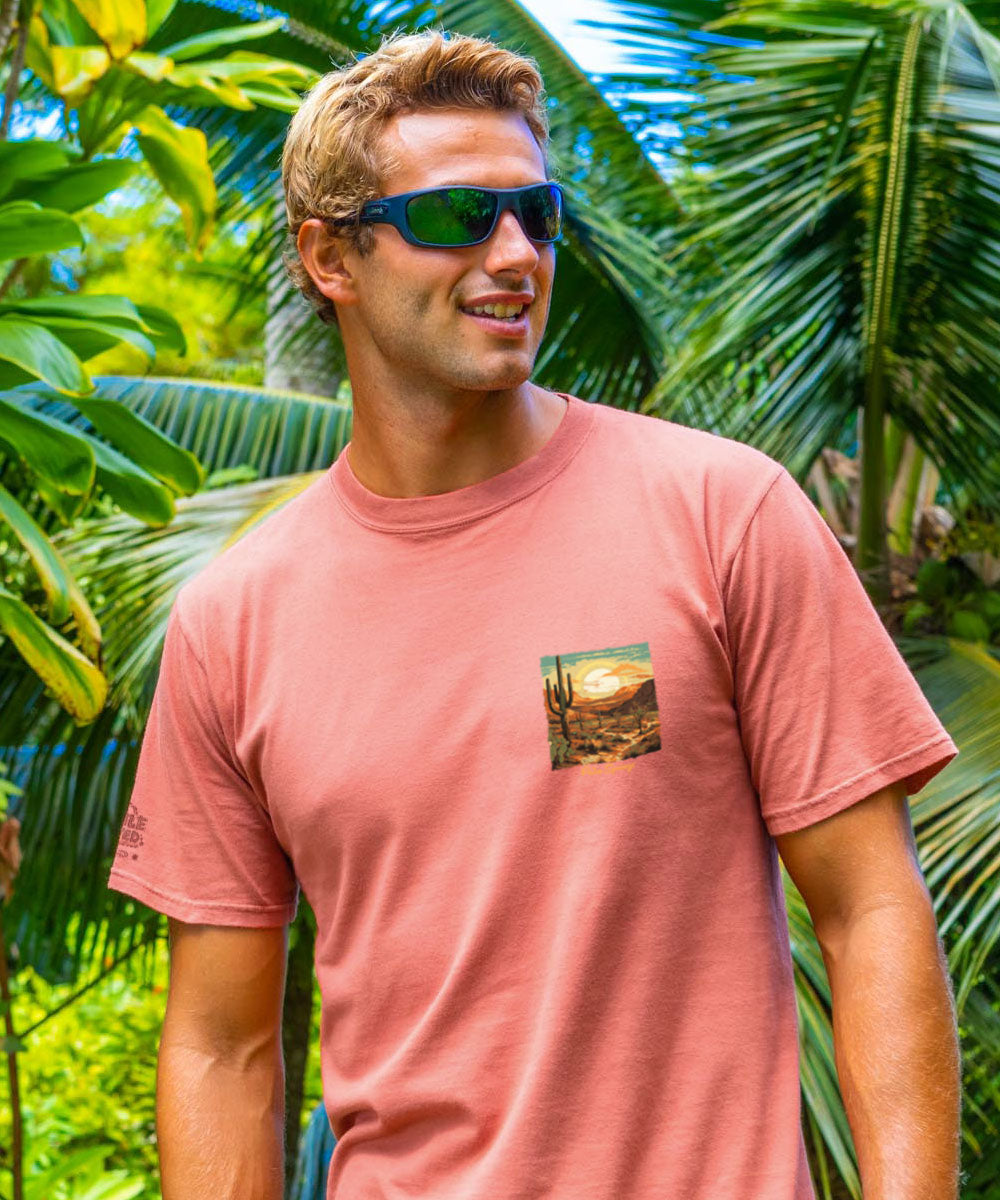 Desert Dream - Chile Dyed Short Sleeve Crewneck T-Shirt