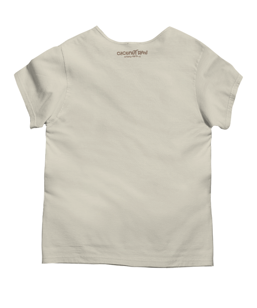 Laguna Watercolor - Coconut Dyed Short Sleeve Scoop Neck T-Shirt