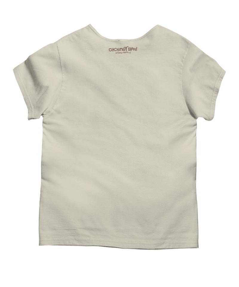 Laguna Watercolor - Coconut Dyed Short Sleeve Scoop Neck T-Shirt