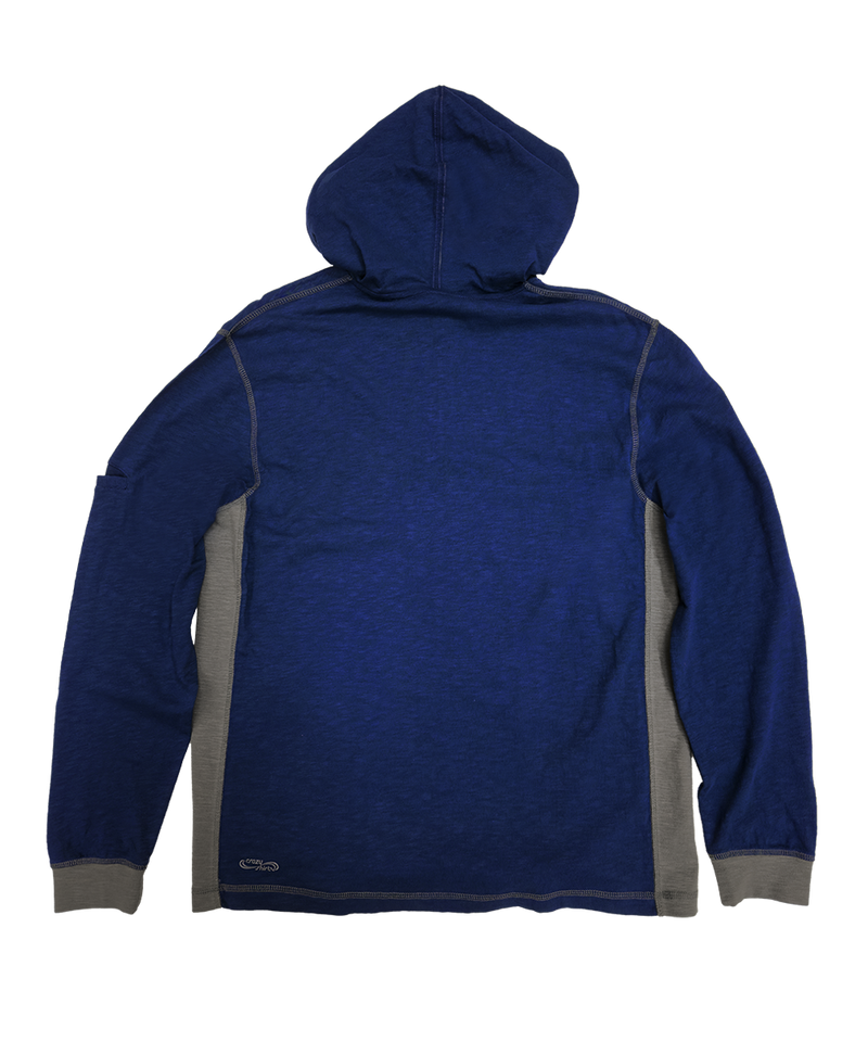 Tribal Tuna Band - Midnight/Gray Long Sleeve Longboard Hooded Tee