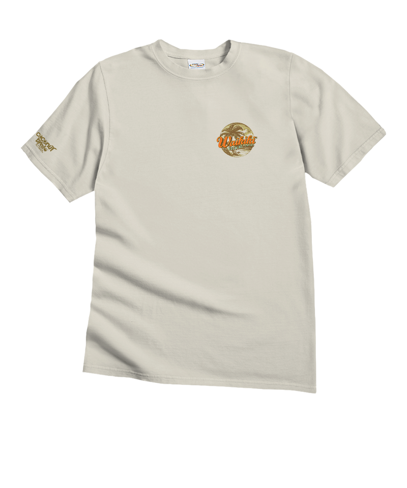 Waikiki Brewing Co Island Scenic - Coconut Dyed Short Sleeve Crewneck T-Shirt