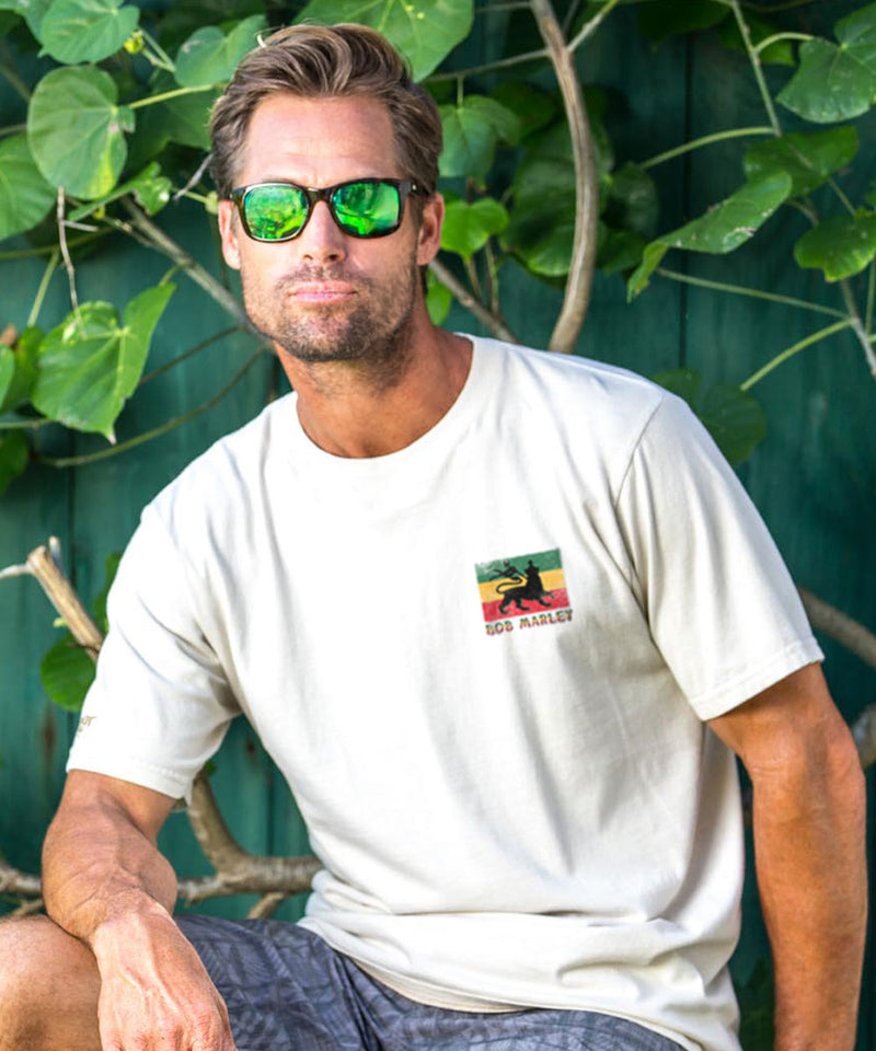 Bob Marley Buffalo Soldier - Coconut Dyed Short Sleeve Crewneck T-Shirt