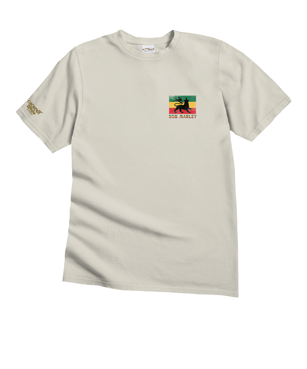 Bob Marley Buffalo Soldier - Coconut Dyed Short Sleeve Crewneck T-Shirt