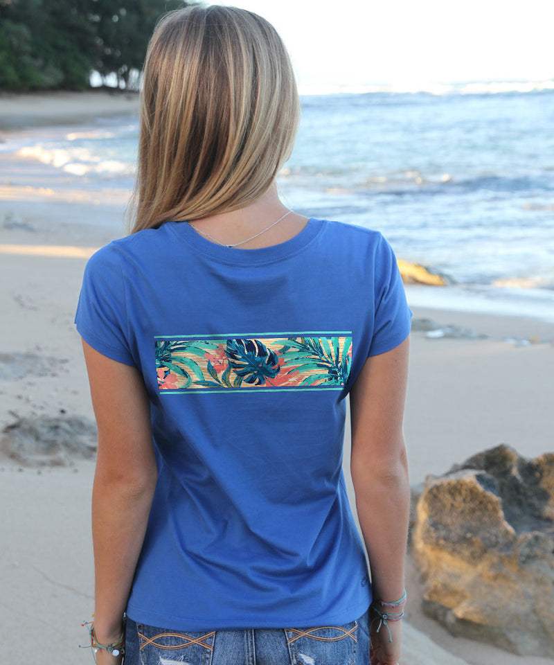 Mango Band - Sapphire Short Sleeve Pima T-Shirt