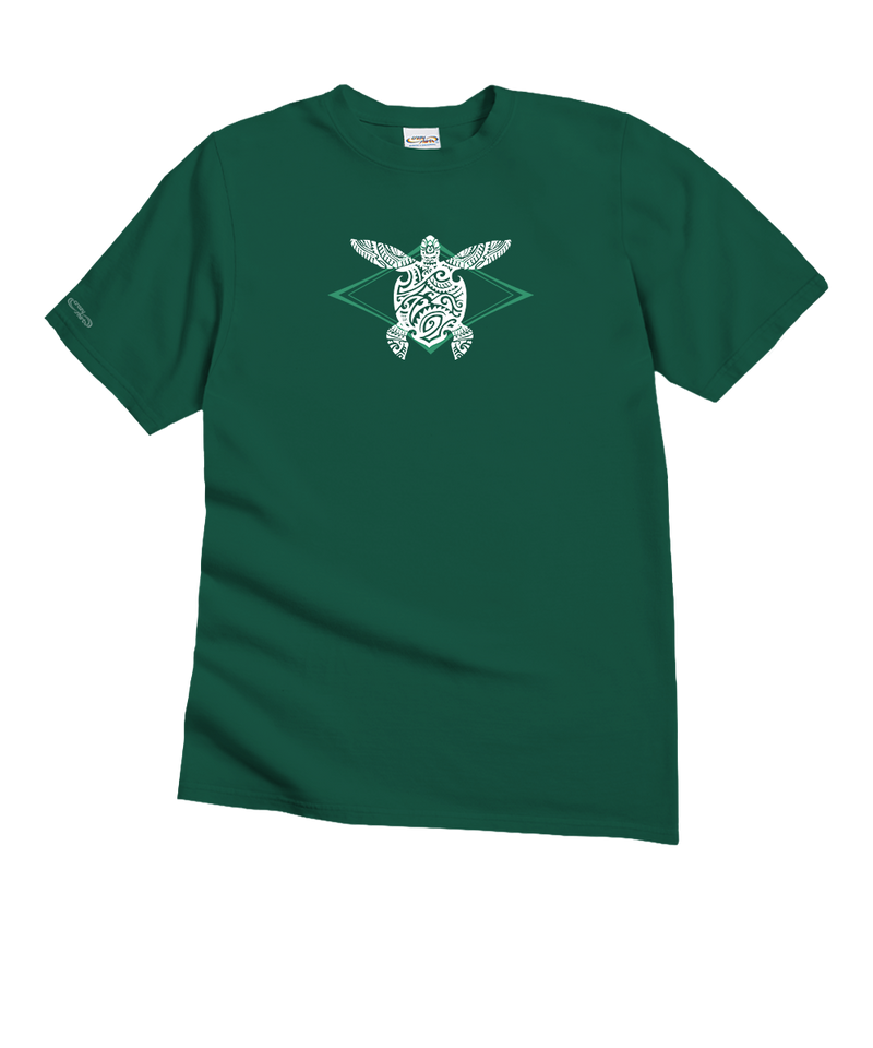Moana Honu - Forest Green Short Sleeve Crewneck T-Shirt