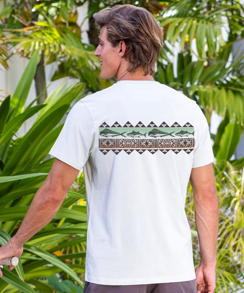 Pelagic Magic - White Short Sleeve Crewneck T-Shirt