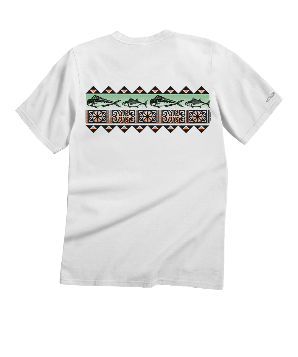 Pelagic Magic - White Short Sleeve Crewneck T-Shirt