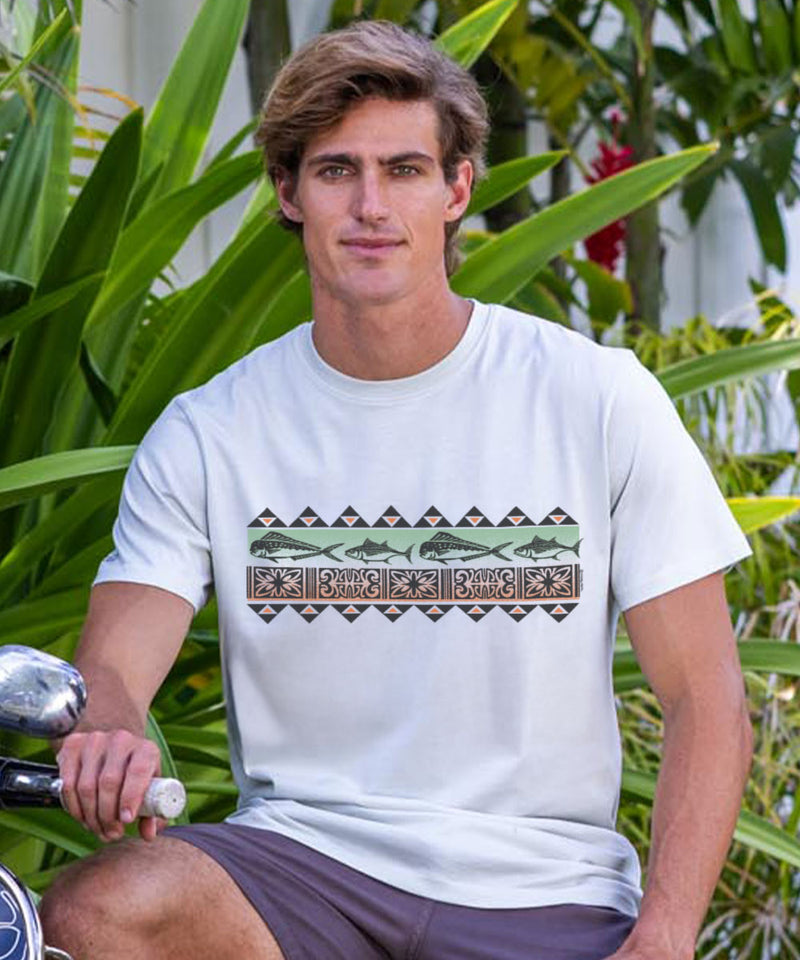 Pelagic Magic - White Short Sleeve Crewneck T-Shirt