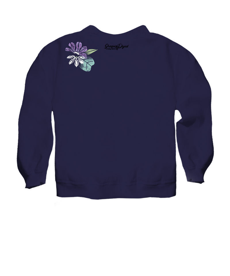 Naupaka Band - Grape Dyed Long Sleeve Lightweight Pullover