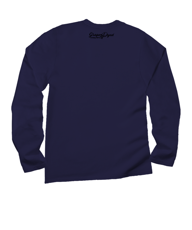 Island Rainbow Sail - Grape Dyed Long Sleeve Crewneck T-Shirt