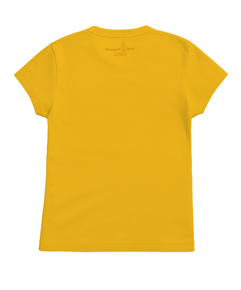Hibiscus Tile - Pineapple Dyed Short Sleeve Crewneck T-Shirt