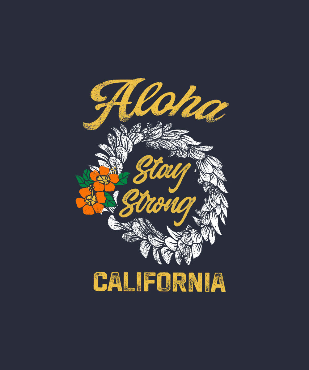 California Strong - Navy Short Sleeve Crewneck T-Shirt