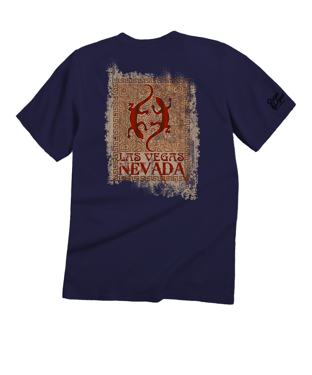 Double Lizards - Grape Dyed Short Sleeve Crewneck T-Shirt