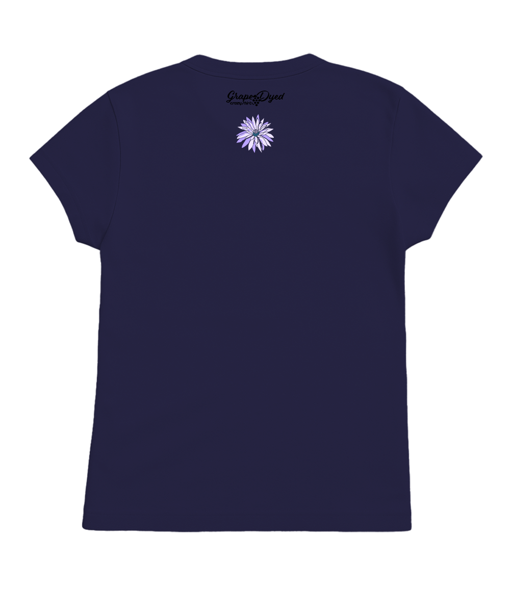 Desert Collage - Grape Dyed Short Sleeve Crewneck T-Shirt