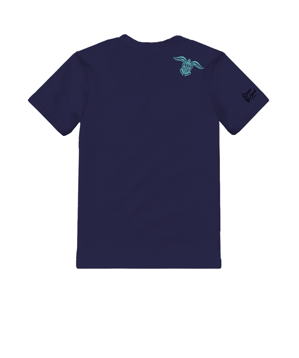 Honu Mano Legend - Grape Dyed Short Sleeve Crewneck T-Shirt