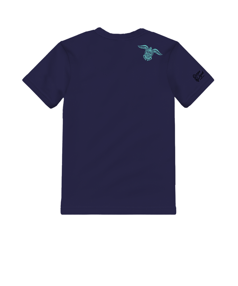 Honu Mano Legend - Grape Dyed Short Sleeve Crewneck T-Shirt