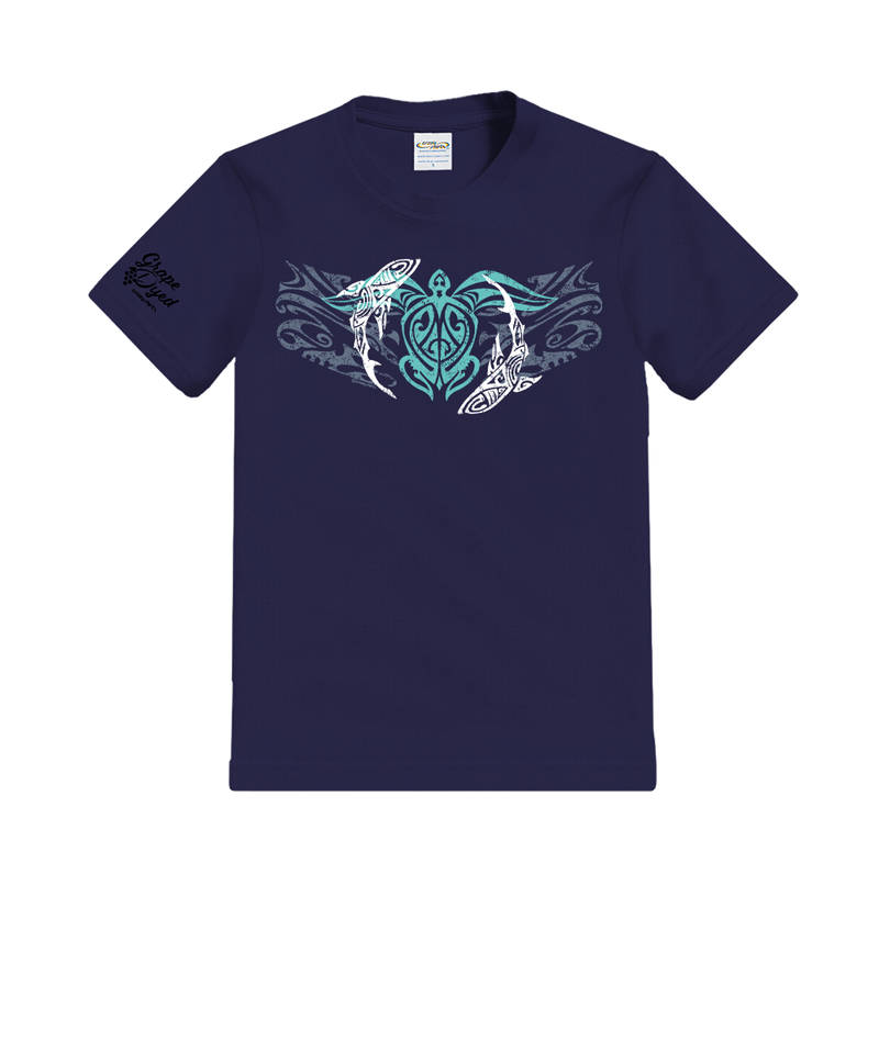 Honu Mano Legend - Grape Dyed Short Sleeve Crewneck T-Shirt