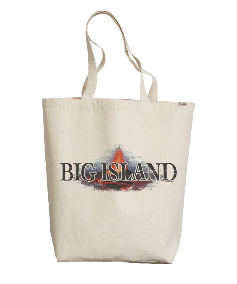 Big Island Kilauea - Natural Bags