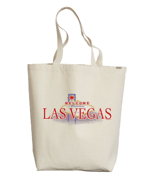 Las Vegas Sign - Natural Weekend Tote
