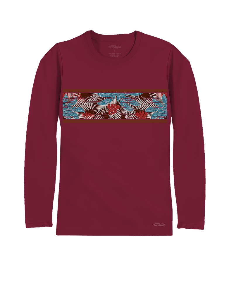 Banana Maia - Beet Red Long Sleeve Pima T-Shirt